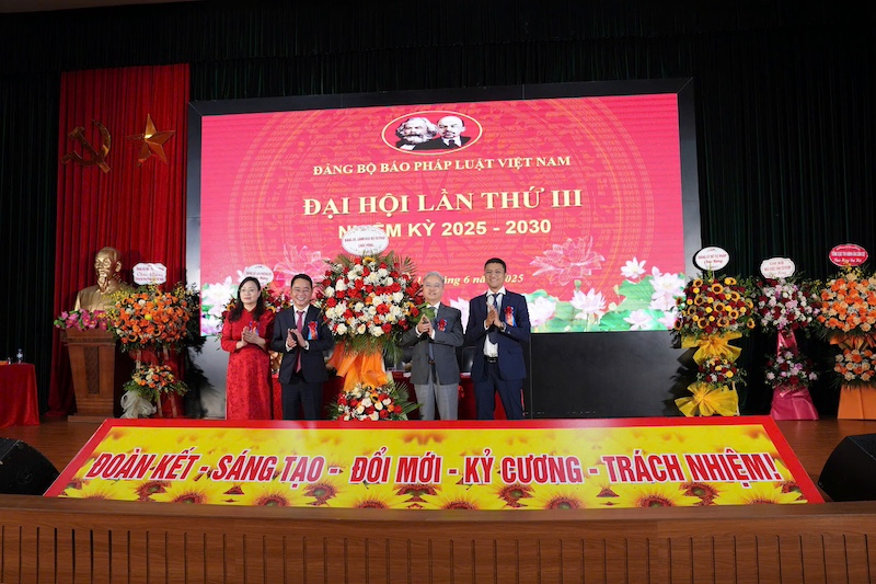 Đảng bộ Báo PLVN tổ chức thành công Đại hội lần thứ III, nhiệm kỳ 2025 - 2030